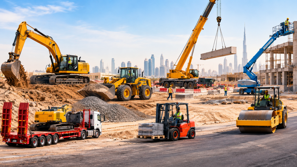 Plant and Equipment for construction